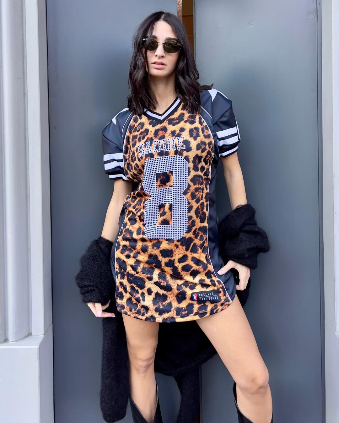 OF - Abito Baddie animalier