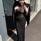OF - Abito Flavia nero