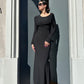OF - Abito Tea nero schiena nuda