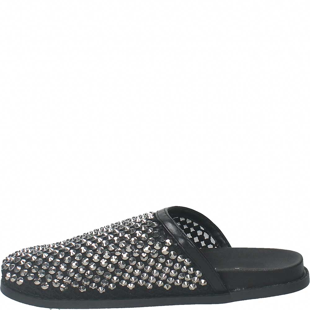LM - Sabot Tiana strass nero