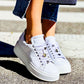 OF - Sneaker Zoey bianco con accessori