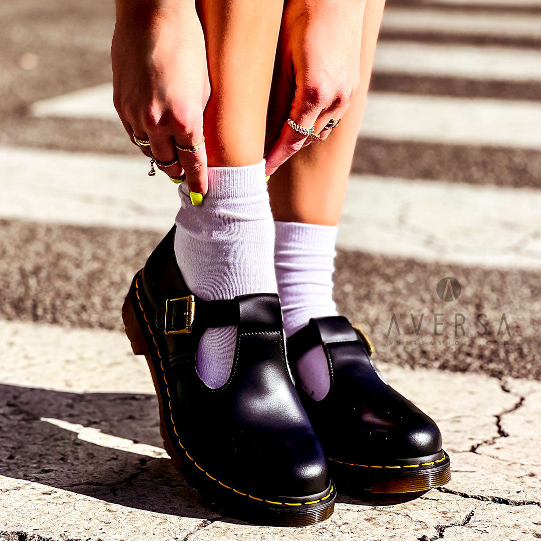OF - Dr. Martens Polley black smooth