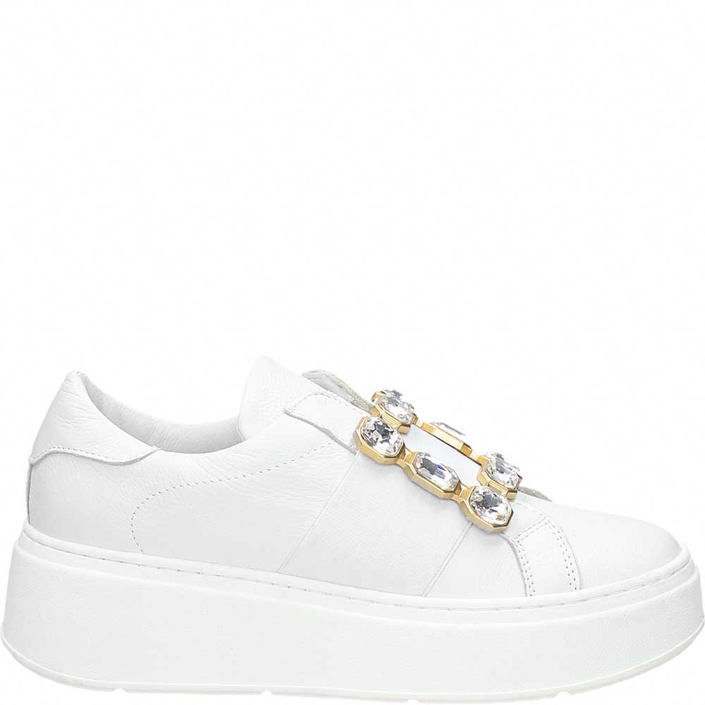LM - Sneaker Jane con accessorio oro e pietre