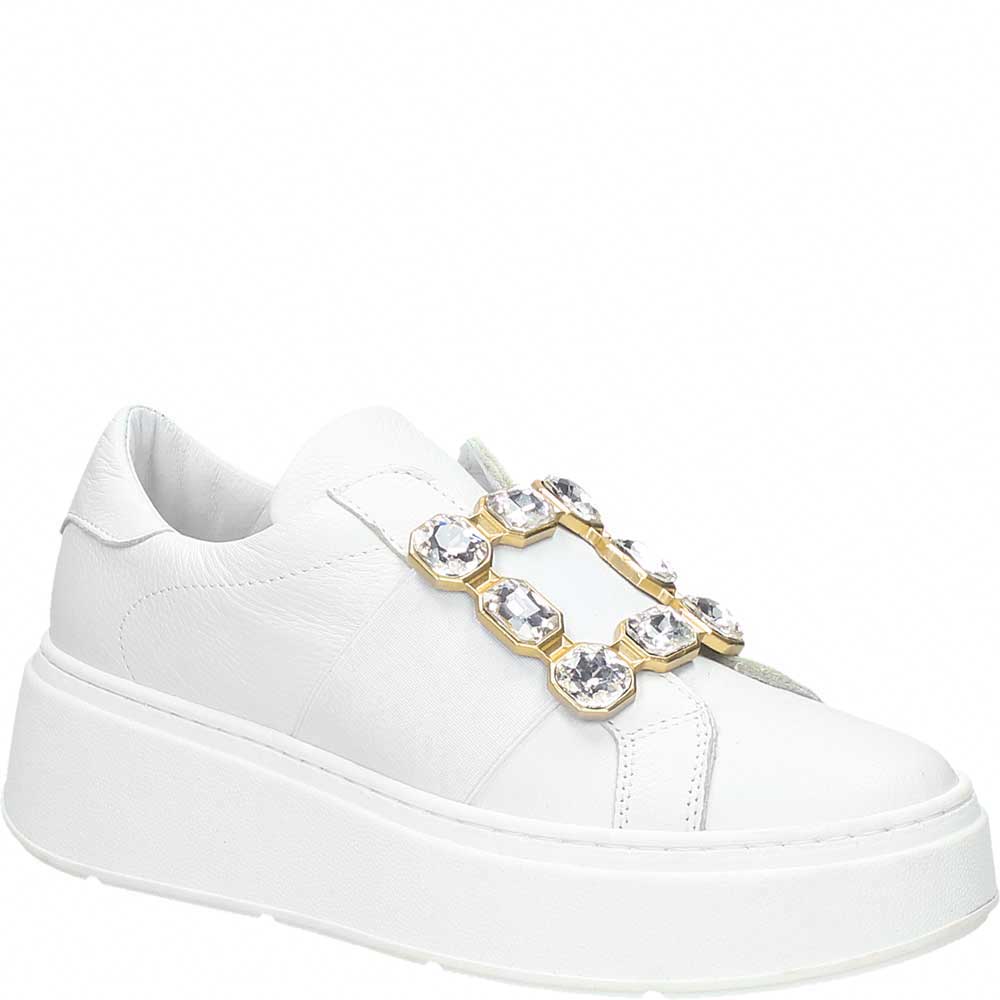 LM - Sneaker Jane con accessorio oro e pietre