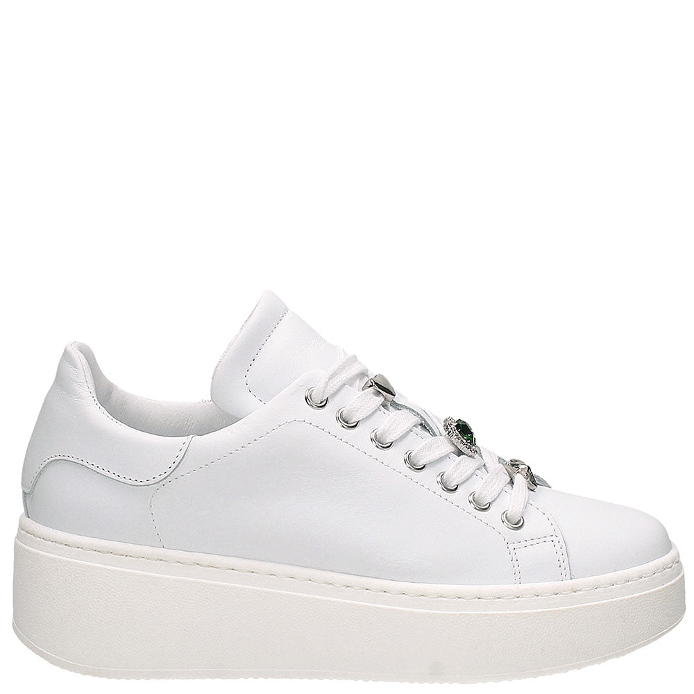 LM - Sneaker Zoey bianco con accessori