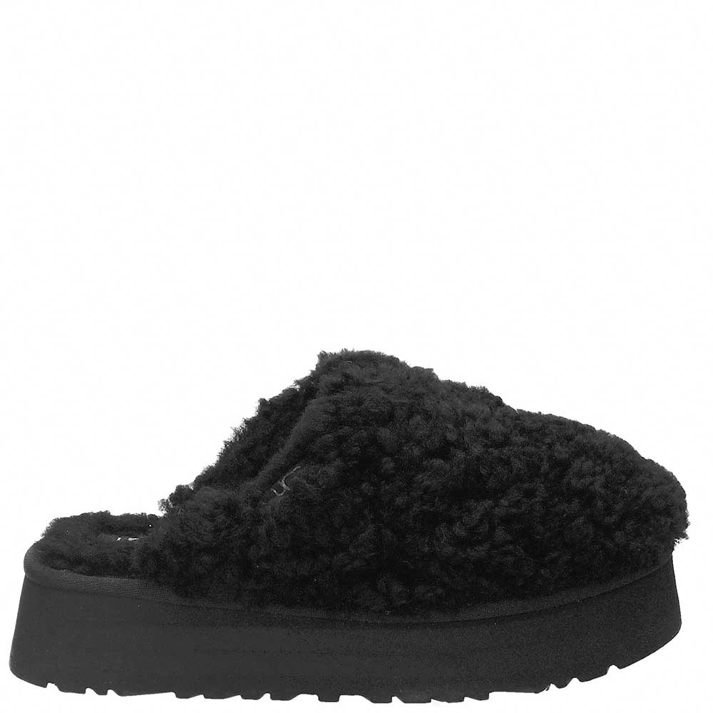 UGG Ciabatte con plateau maxi curly platform black – aversashoes.com